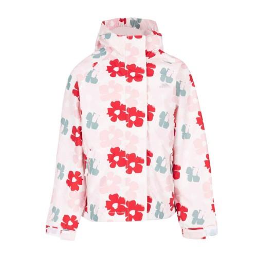 TRESPASS Childrens/Kids Hopeful Flowers Waterproof Jacket