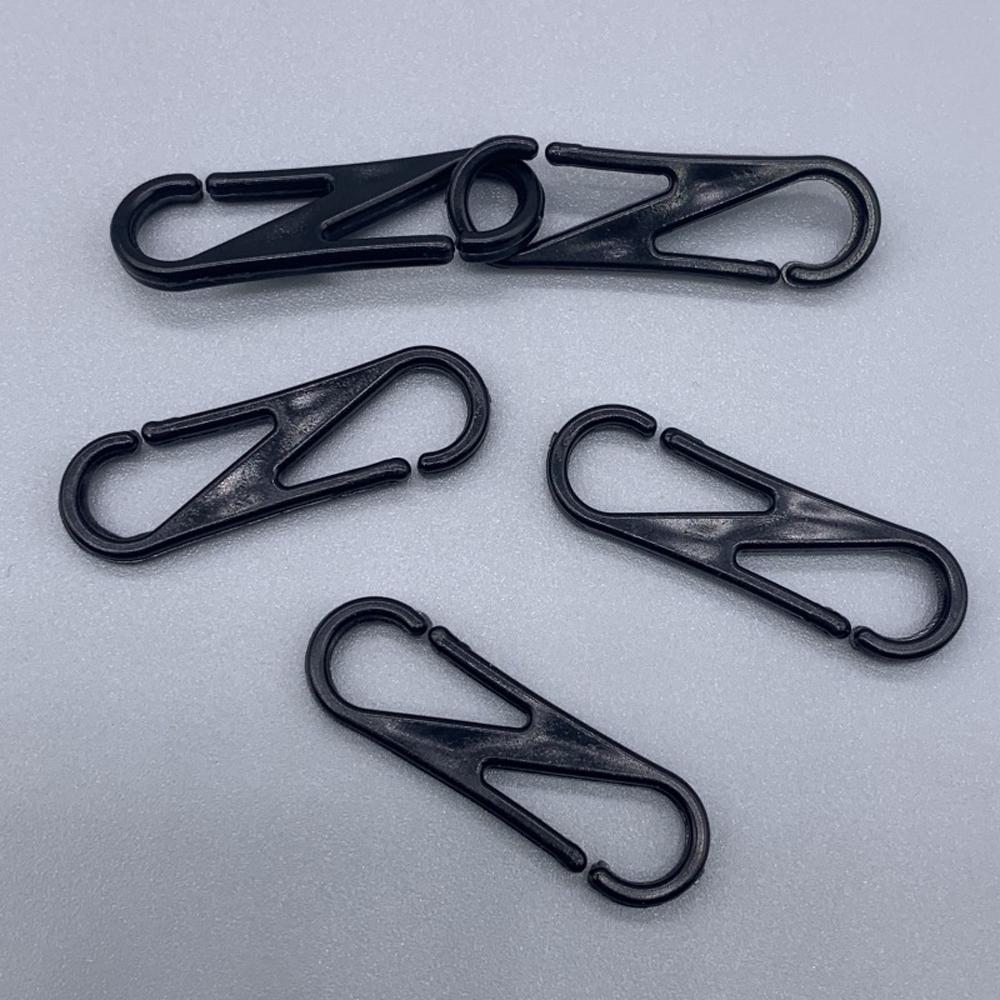 Portachiavi 100 pezzi/set Catena per Occhiali Fibbia Corda Anti-smarrimento Gancio Fibbia in Plastica Moschettone Piccolo Aggancio