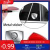 GLC GLB 1pc 3D Metal Car Window Trunk Emblem Decor Sticker For Mercedes Benz AMG W212 W213 W205 W211 W176 C300 Auto Accessories
