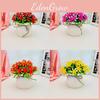 Orchid Flower Artificial Potted Plant Indoor Garden And Living Space Decoration