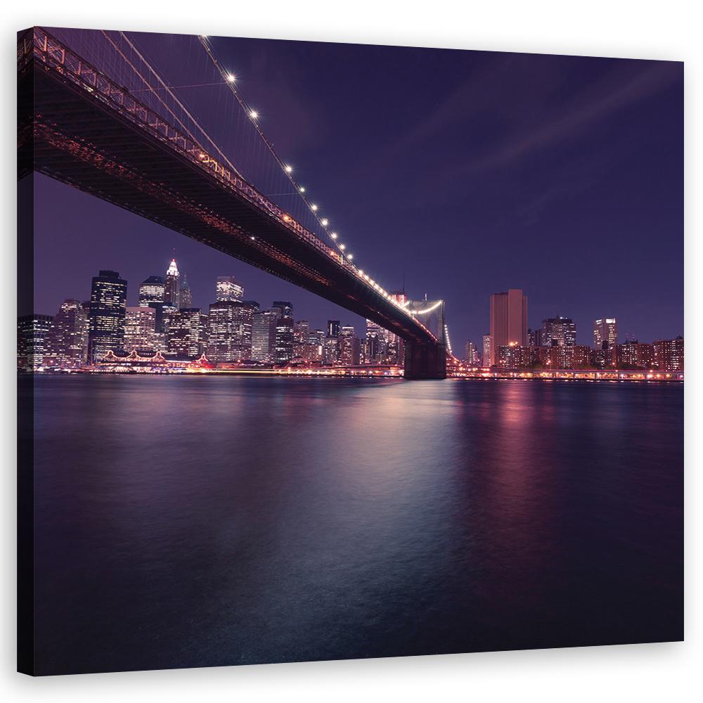 Canvas Print Brooklyn Bridge New York