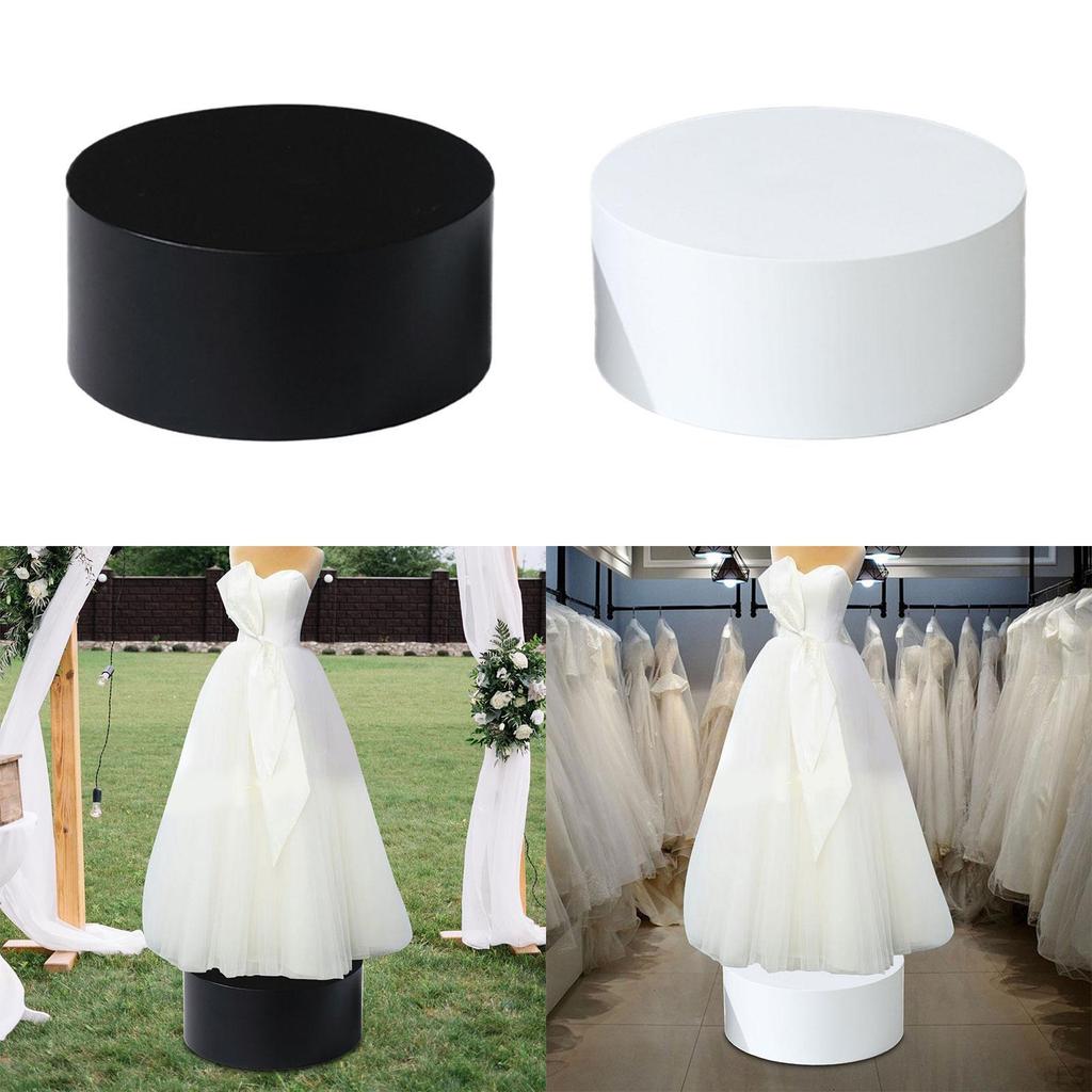 Display Mannequin On Base, 40 X 20 Cm , for Bridal Shop, Cylindrical Base Shoes And Bags,