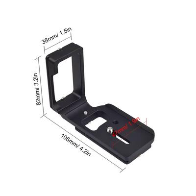 Camera L Bracket Vertical Horizontal Switching Tripod Quick Release Plate Fit for Nikon D750