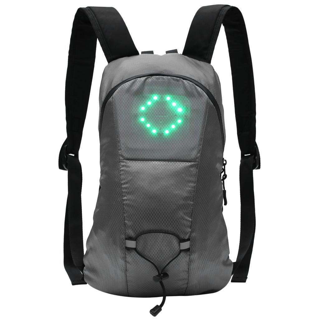 Wireless LED Light Direction Indicator USB Rechargeable LED Turn Backpack Attached Light LED Turn Backpack