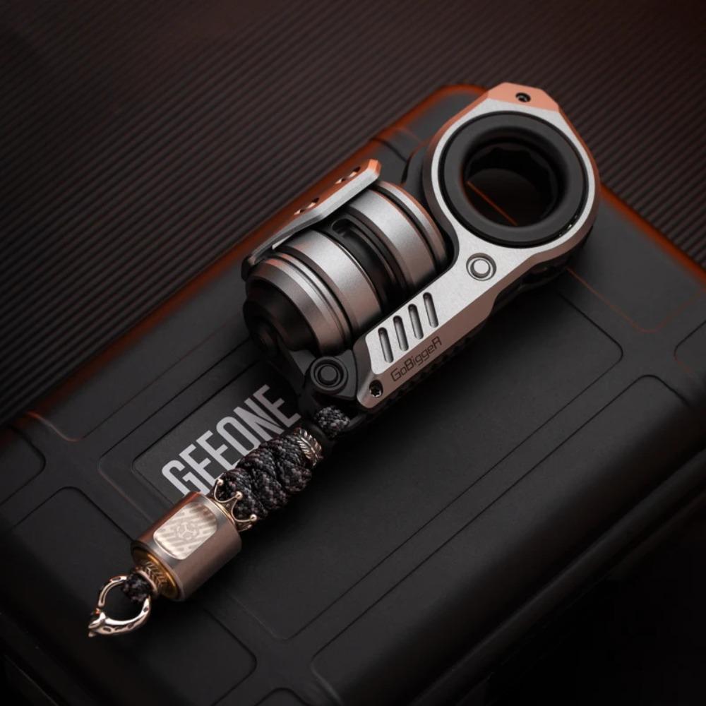 GoBiggeR Sinian Lite Aluminum Aurora [Youth Edition] Push Slider Multi-functional Composite Toys EDC Slider Fidget Toy