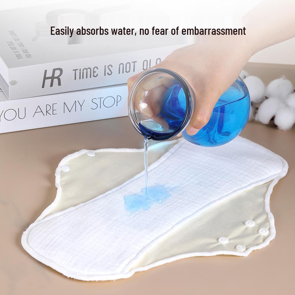 Thickened Washable Pure Cotton Menstrual Pad & Urine Absorbent Pad