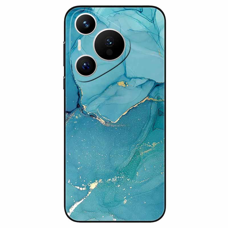 For Huawei Pura 70 / Pura70 Pro Case Soft Silicone Fashion Marble Shockproof Cover for Huawei Pura 70 Ultra P 70 Pro+ TPU Coque