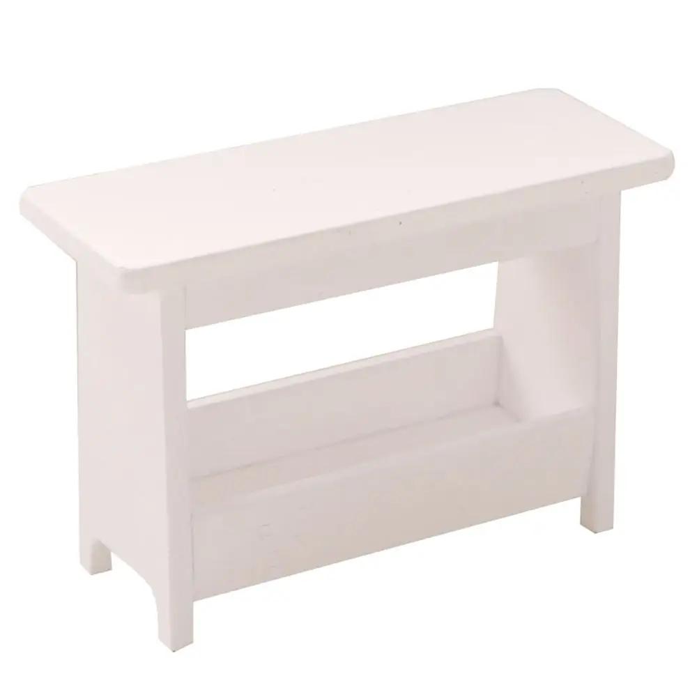 1:12 Dollhouse Furniture Miniature Television Bookshelf Bed Sofa Wooden TV Cabinet Chair Bedside Lamp Dolls House Accessories
