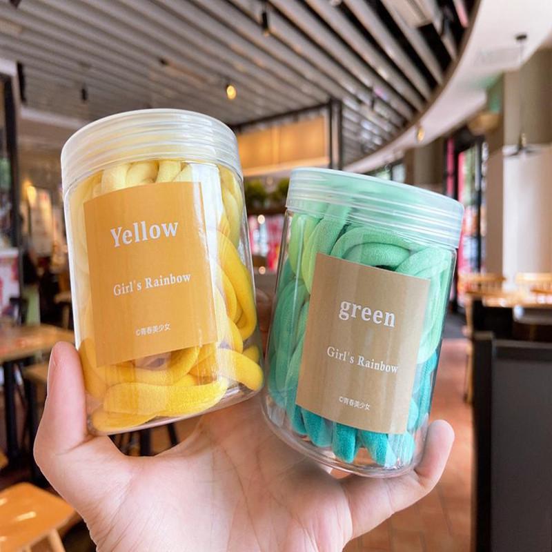 Korean & Japanese Style Colorful High Elasticity Hair Ties - Cute Candy Color Hair Ropes