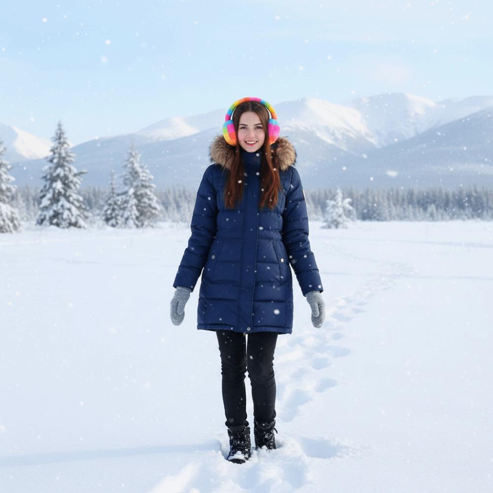 Cache-oreilles Chauds d'Hiver Protection Oreilles Oreillettes Moelleuses Oreillettes en Peluche Douce Pour Femmes Hommes Extérieur