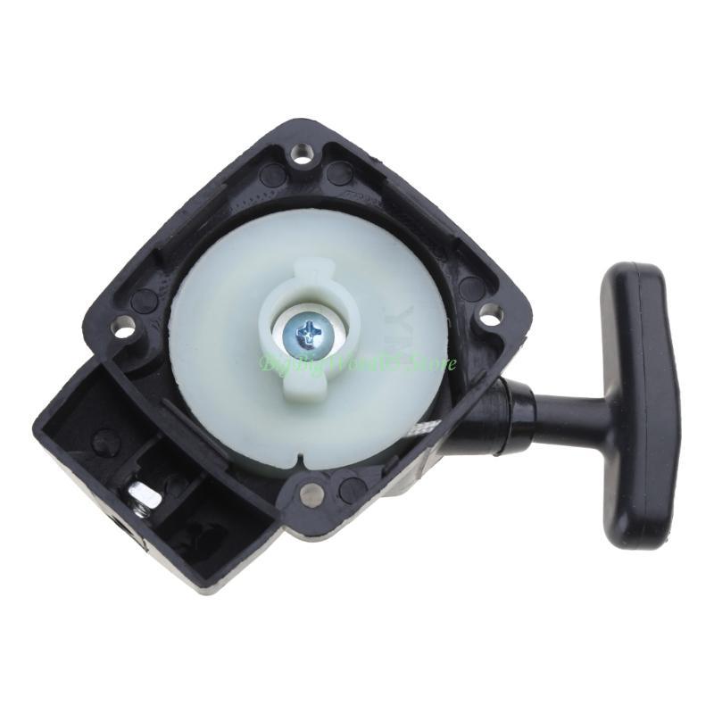 24TE Upgraded Recoil Pull Starter Plastic Starter Suitable for 1E34F 22cc 26cc 36cc Garden Tool Lawn Mower Spare Parts