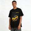 New York City Urban Legend Sports Car Print Street Style Tee Pure cotton T-shirt