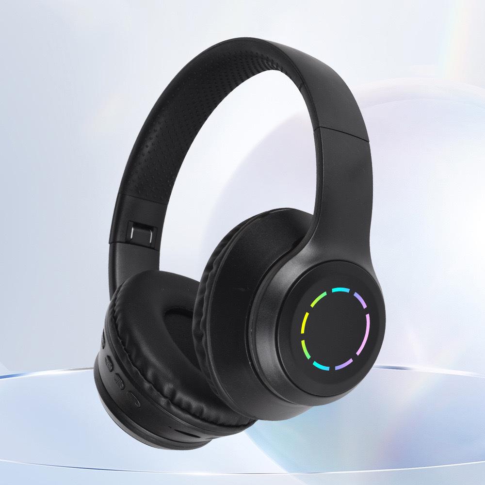 Luminous Gradient Wireless Bluetooth Headband with Macaron Earbuds – Heavy Bass Best Seller