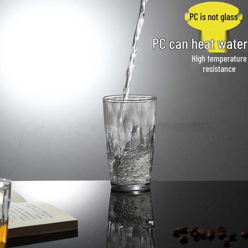 High-Value Drop-Resistant Diamond Acrylic Drinking Cup for Bar or Catering Use