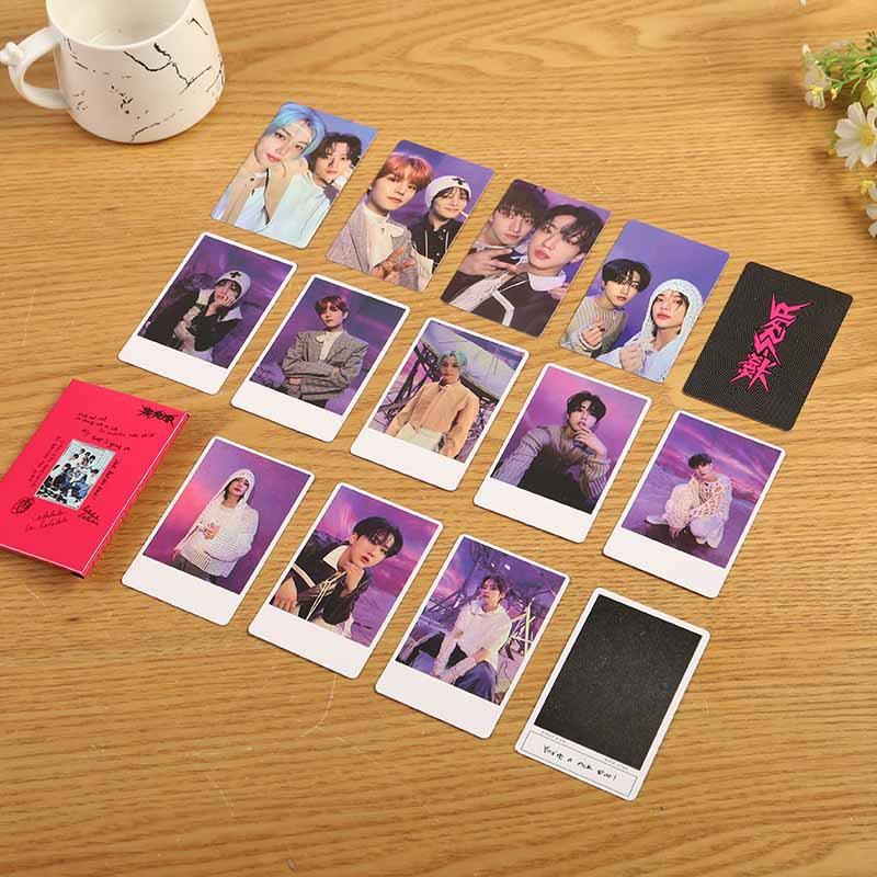 Skzoo Stray Kids Rock Star Album Same Style Photocards Hyunjin Han Idol Collectible Lomo Cards Fan Merch For Fans Collection Kid Friendly Entertaining