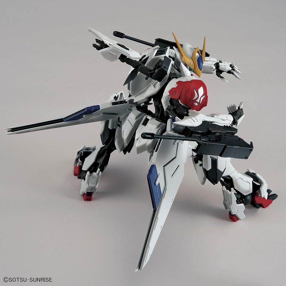 Bandai Spirits MG Mobile Suit Gundam Barbatos Lupus 1/100 Scale Color-Coded Plastic Model Kit