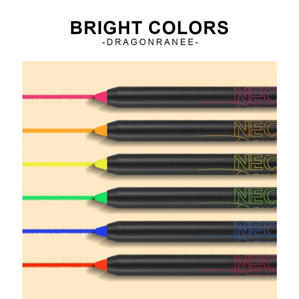 Dragon Ranee Eyeline Pen Color Fluorescent Eye Shadow Pens, Waterproof Makeup, Sweat, Anti -sweat, Non -faint Halloween Cos Water -based Face Color