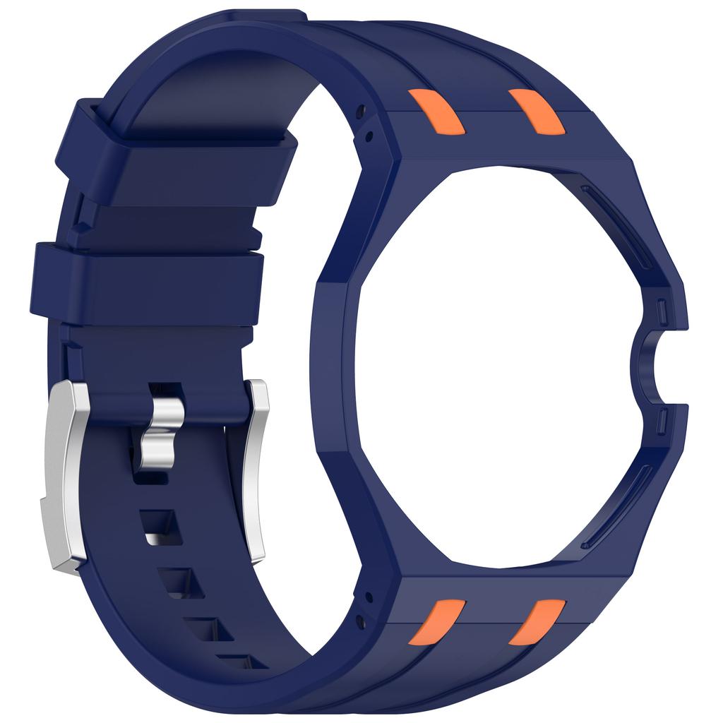 Рамка корпусу ПК+Силіконовий ремінець Для Swatch x AP Royal Pop Кишеньковий Модифікаційний комплект Змінник на 2 в 1 Інтегрований Браслет Наручний годинник