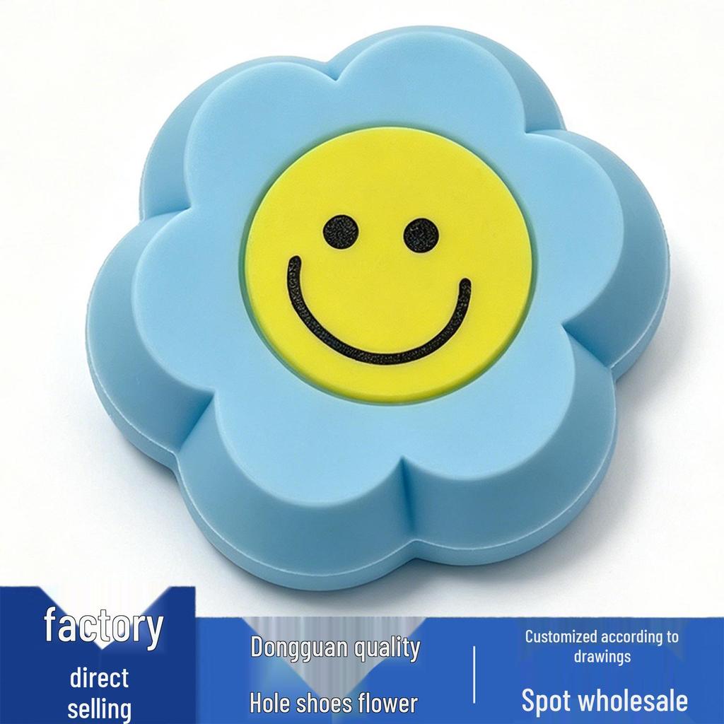 Cute Flower PVC Shoe Charms for Crocs - Versatile & Cool Decorations