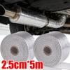 5M Exhaust Pipe Heat Wrap Tape Aluminum Foil Tapes for Car Motorcycle Truck Exhaust Header