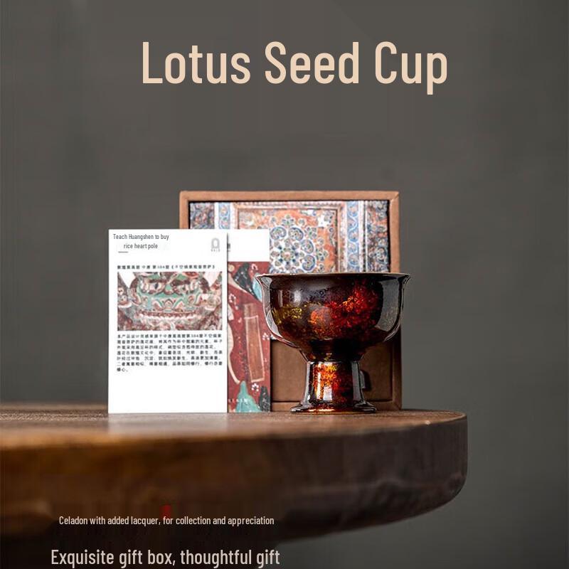 Dunhuang Zen Lotus Celadon Teacup Gift Set