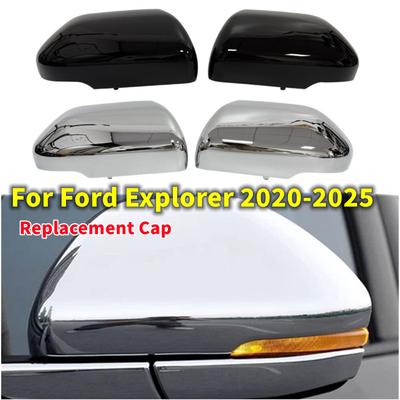 For US Version Ford Explorer -2025 Car Replacement Rearview Side Mirror Cover Wing Cap Exterior Door Housing Shell Trim