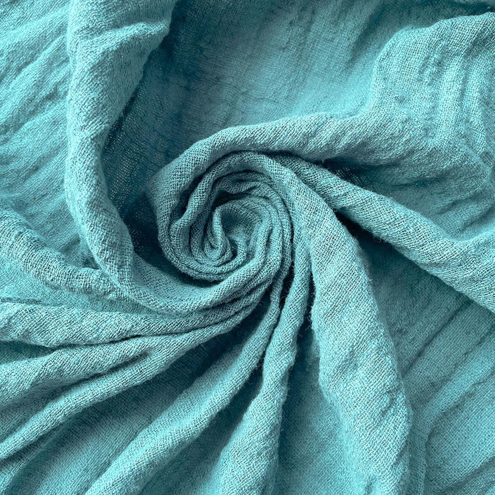 60x45CM Summer Crepe Slub Fashion Thin Linen Cotton Fabric Eco-friendly Soft Breathable DIY Handmade Sewing Craft Making Clothes