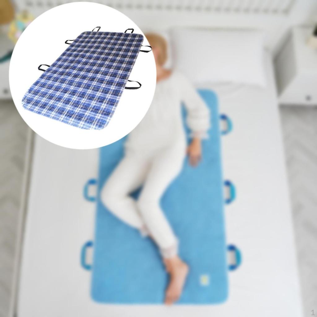 Positioning Bed Pad with Handles Lift Aid for Caregiver Elderly Disabled