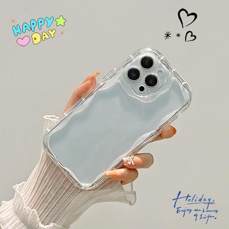 Clear Soft Wave Phone Case for Xiaomi Redmi Note 13 Pro 5G 12 4G 8 11 10 9 12 Pro Plus 12S 13C 12C 10C 9C 9A A1 A2 A3 Shell Capa