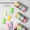 Individually Packaged Disposable Compressed Towels: Thick, Portable, Travel-Size Cleansing Towels