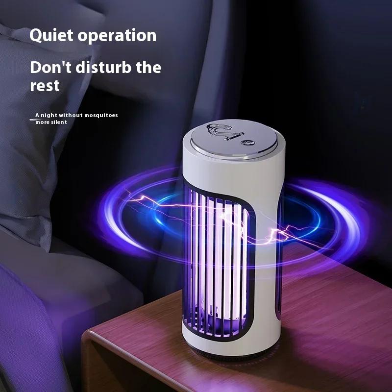 USB Rechargeable Portable Electric Mosquito Killer Lamp 360 Degree Indoor Insect Trap for Home Outdoor Travel Camping Use