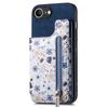For iPhone 16e Leather Phone Cover with RFID Blocking Zipper Card Bag Kickstand