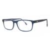 Full Rim Square Matte Blue Smartbuy Collection Graslands Cp122b Fashion Unisex Eyeglasses