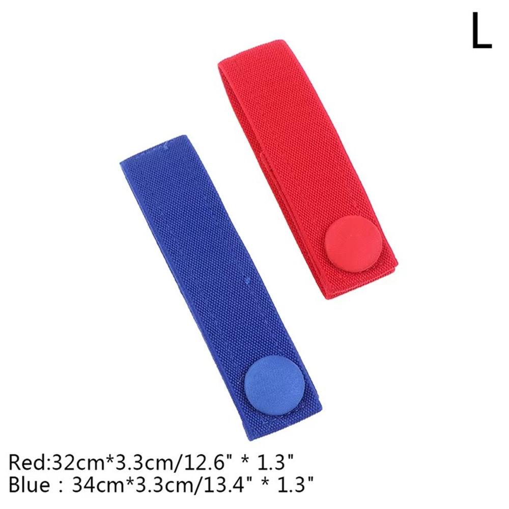 

2 шт./лот Медицинский гемодиализный жгут Специализированный для ухода диализ Плюс Гибкий венозный гемостатический ремешок с пряжкой L синий/красный