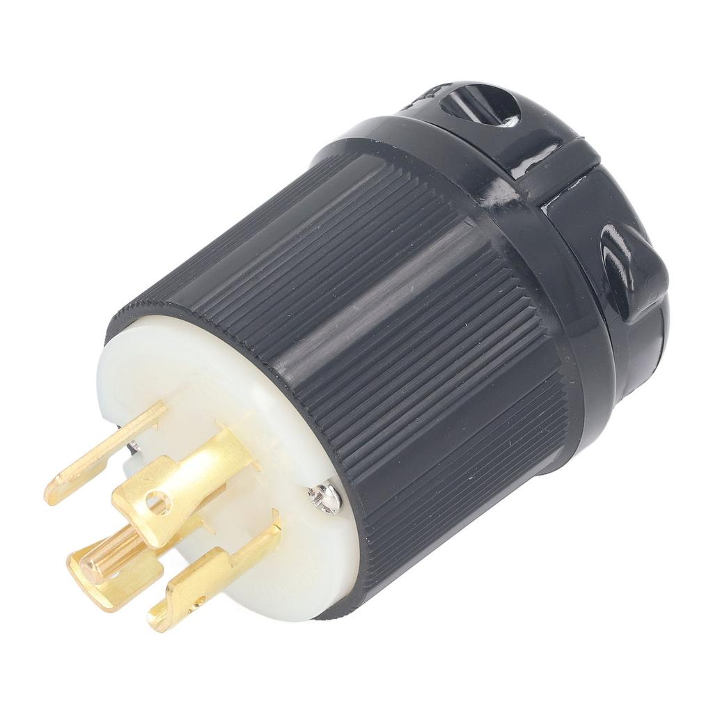 Generator Verriegelungsstecker 4-polig 5-adrig 30A 120/208V Universeller Drehverschluss-Adapter L21‑30P für Maschine