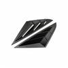 LH+RH Rear Side Window Vent Cover Trim For 2020-2023 Hyundai Sonata Matte Black