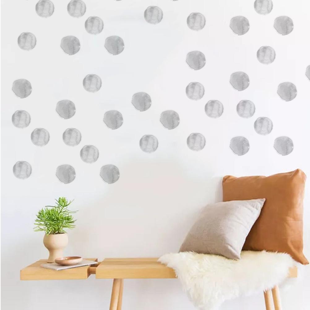 6 Set 36Pcs Wallpaper Nice Round Durable Background Sticker Wall