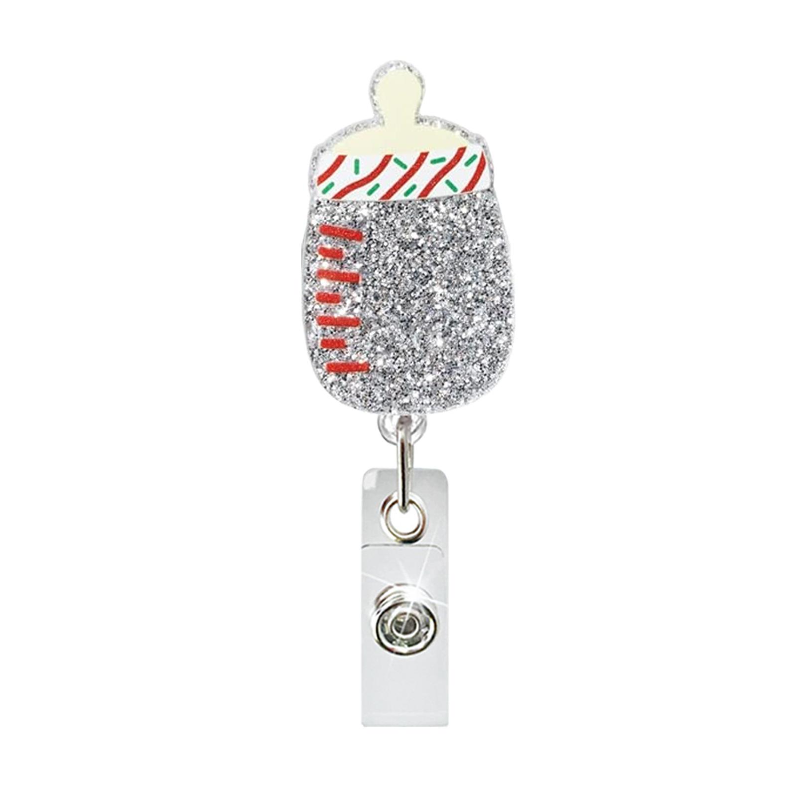 

Nurse Id Badge Holder Reliable Acrylic Badge Holder Alligator Clip Id Holder Charming Retractable Name Tag For Hospital
