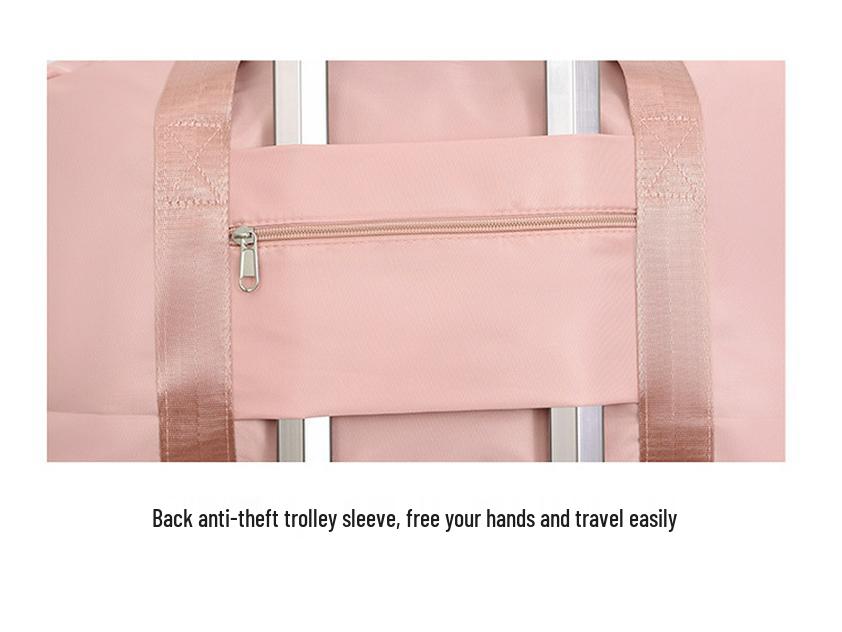 Versatile Canvas Travel and Sports Bag with Wet/Dry Compartments, Large Capacity, Single Shoulder, and Crossbody Features.