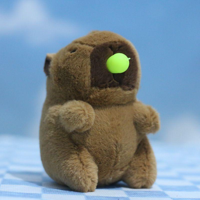 Cartoon Capybara Charming Plush Doll Super Soft Keyring Perfect For Kids Adults And