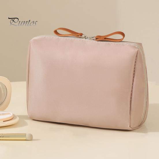 Portable Storage Bag Makeup Organizer Zipper Closure Large Capacity Waterproof Travel Makeup Pouch for Women