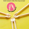 Ergonomic Hand Shape End Chopsticks Tool For Easy Handling Great For Travel Dining Plastic Eating Gripper Easy Cleaning