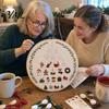 Beginner Friendly Embroidery Supplies 24 Days Christmas Tree Kit, DIY Sewing Kit for Beginners, Holiday Handmade Indoor Crafting Hobby Material