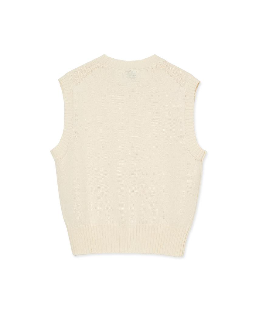 Iolo Women'S Round Vest_Ivory