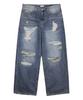 Pilpeu Crash Broken Wide Jeans 41 (Blue)