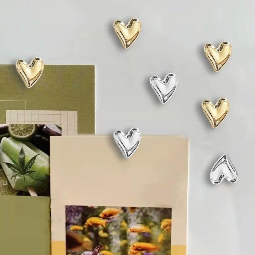 3D Irregular Heart Shape Pushpins Macaron Creative Thumb Tacks DIY Multifunctional Cork Board Pushpin School Stationery