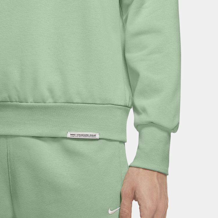 Nike Standard Issue Basketball Crew Neck Sweatshirt Men Tops Porcelain-Green CK6359-386