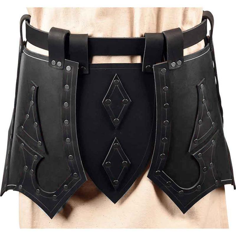 European and American Halloween Carnival COSPLAY Performance Costumes Vintage Medieval Renaissance Leggings Leather Skirt