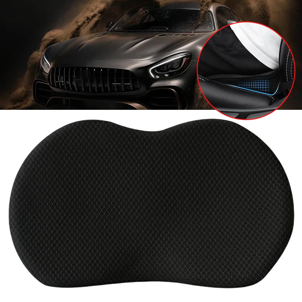 Driver Breathable Seat Pad Multifunctional Car Seat Cushion Memory Foam Buttocks Seat Cushion Summer Breathable Non-Slip Car Pad