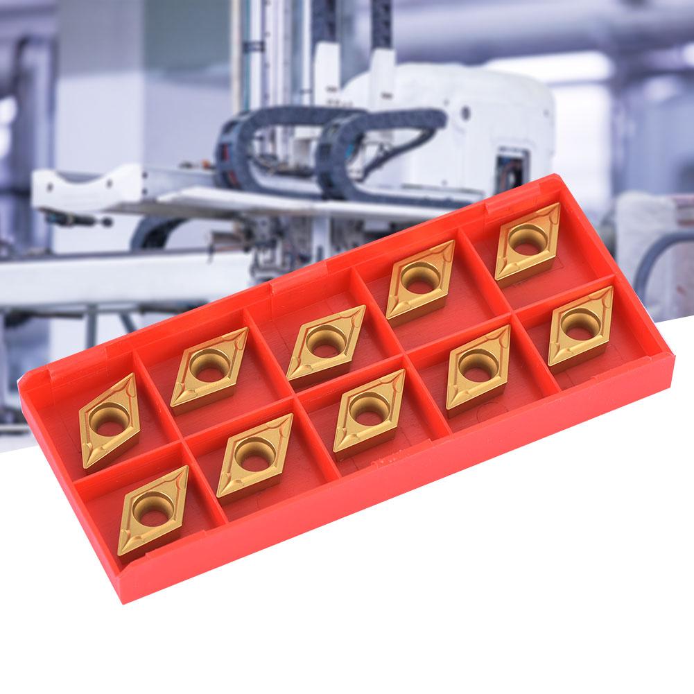 10PCS  DCMT11T304HM YBC251 DCMT32.51HM CNC Carbide Insert Blade Lathe Turning Tool